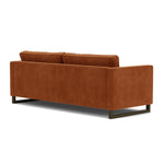 Moss Rust Fabric / Dark Walnut