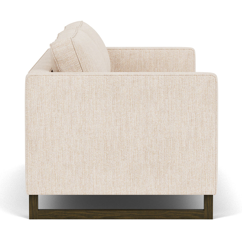 Vega Cream Textured Weave / Dark Walnut