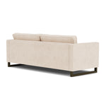 Vega Cream Textured Weave / Dark Walnut