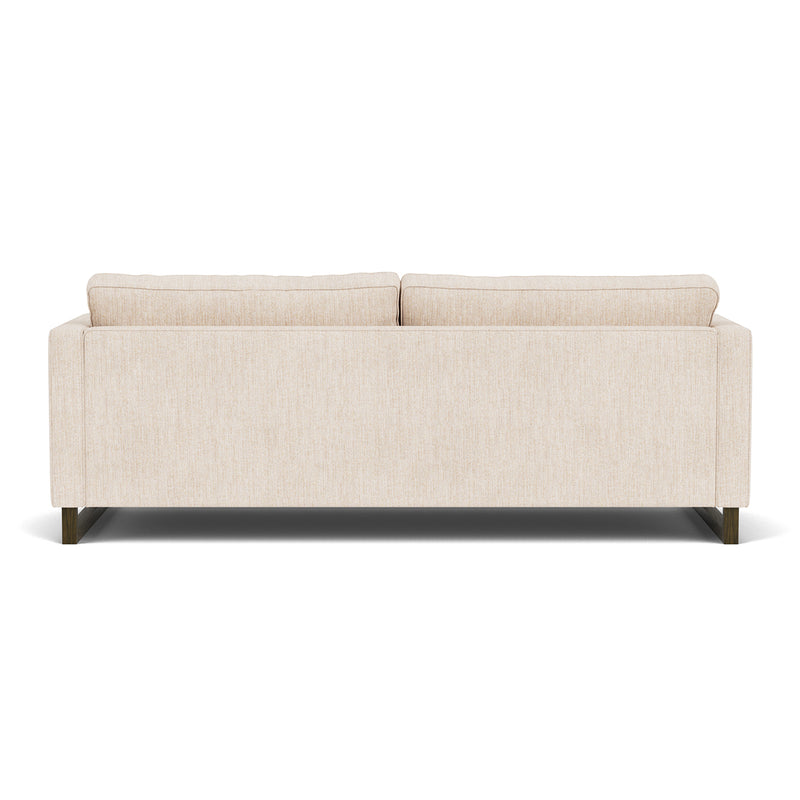 Vega Cream Textured Weave / Dark Walnut