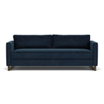 Lux Navy Velvet / Dark Walnut