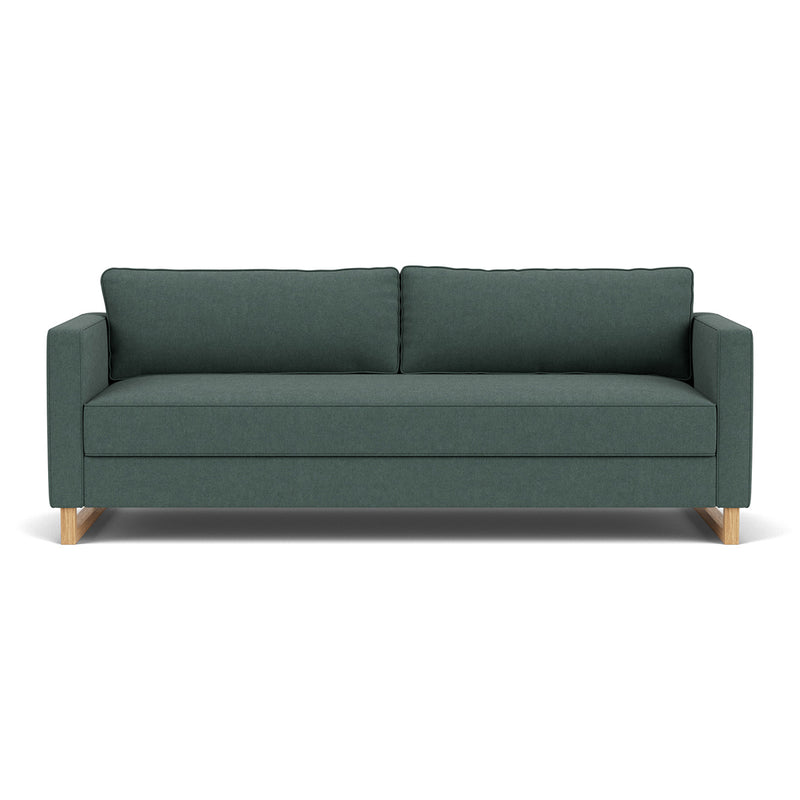 Form Blue Grey Fabric / Oak