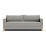 Elliot Light Grey Fabric / Oak