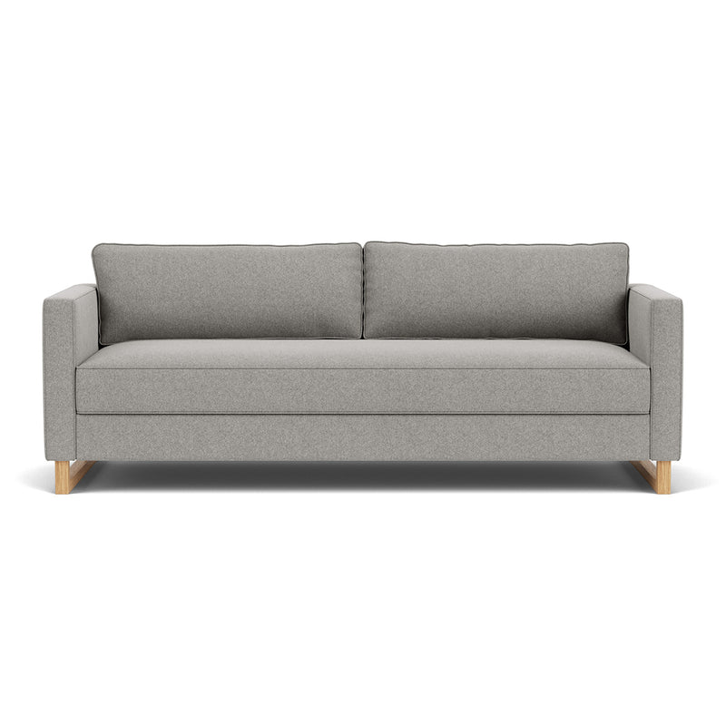 Elliot Light Grey Fabric / Oak