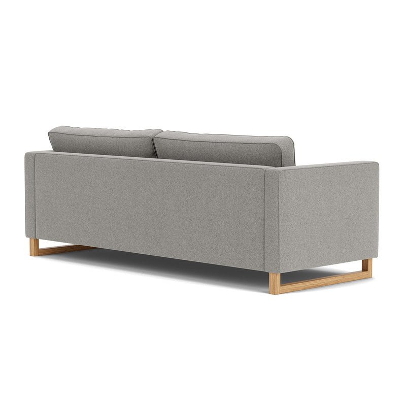 Elliot Light Grey Fabric / Oak
