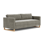 Planet Grey Green Fabric / Oak