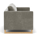 Planet Grey Green Fabric / Oak