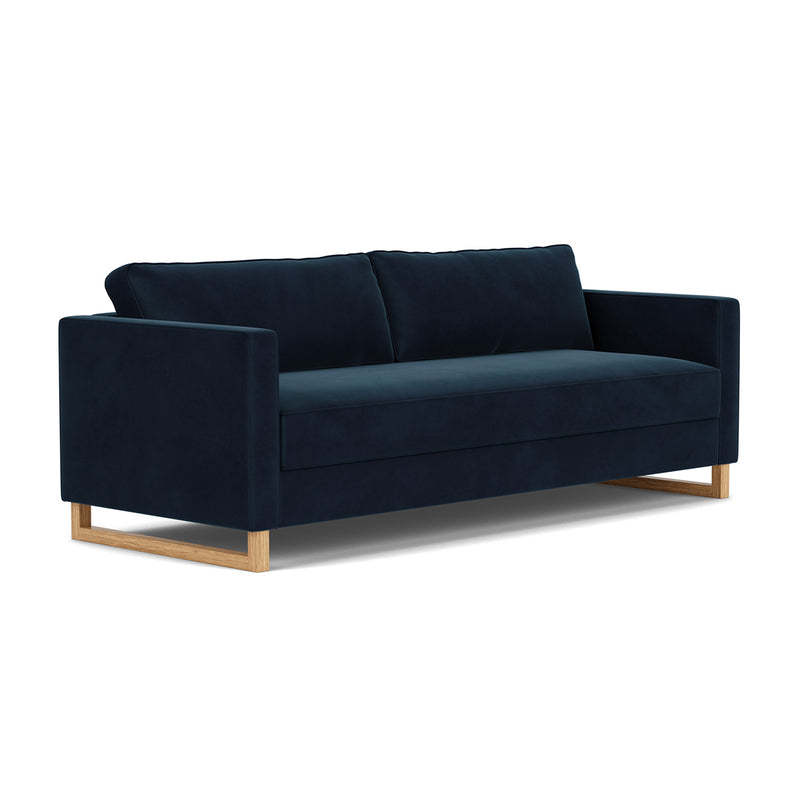 Lux Navy Velvet / Oak