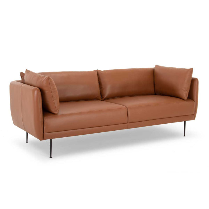 Memphis 3 Seater Leather Sofa
