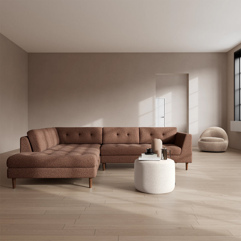 Pebble Rust Boucle / Walnut Natural