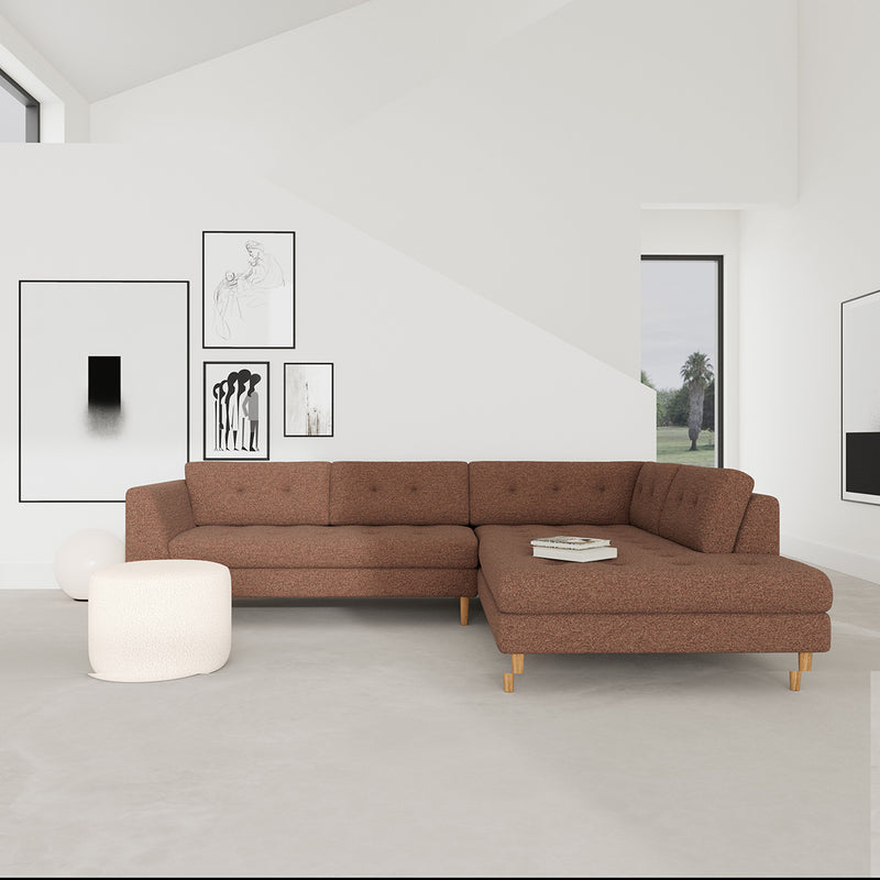 Pebble Rust Boucle / Oak