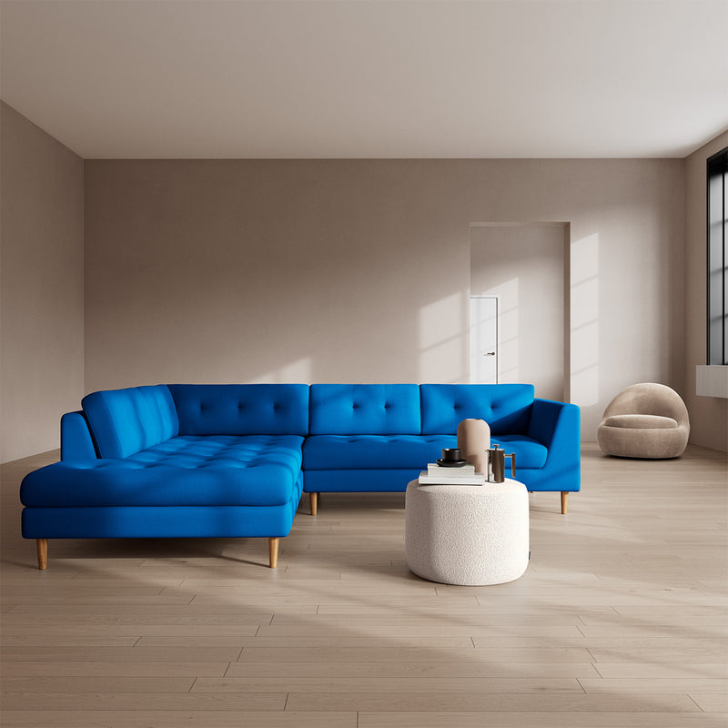 Mark Cobalt Blue Weave / Oak