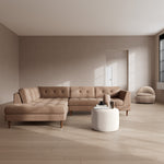 Aulla Caramel Textured Weave / Walnut Natural