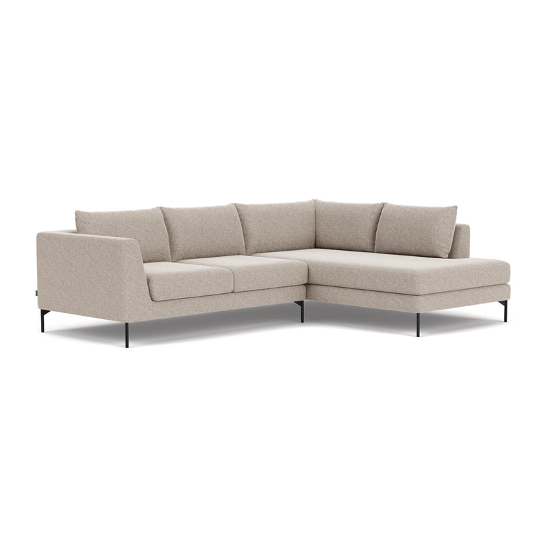 Agnes Brown Textured Weave / Black Metal