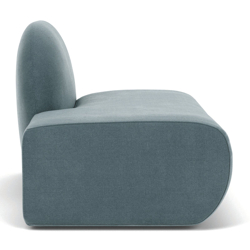 Forest Dust Blue Fabric