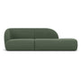 Paula 2 Seater Right Open-End Modular Sofa - Cura Dark Green Weave