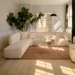 Paula 4 Seater Left Chaise Modular Sofa