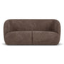 Paula 2 Seater Sofa - Aulla Cacao Textured Weave