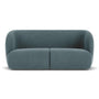 Paula 2 Seater Sofa - Forest Dust Blue Fabric