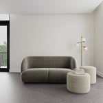 Planet Grey Green Fabric