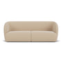 Paula 3 Seater Sofa - Form Cream Fabric