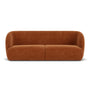 Paula 3 Seater Sofa - Moss Rust Fabric
