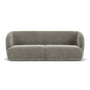 Paula 3 Seater Sofa - Planet Grey Green Fabric