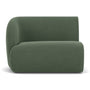 Paula 1 Seater Left Modular Sofa - Cura Dark Green Weave