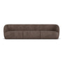 Paula 4 Seater Modular Sofa - Aulla Cacao Textured Weave
