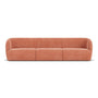 Paula 4 Seater Modular Sofa - Danny Dusty Rose