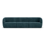 Paula 4 Seater Modular Sofa - Danny Dust Blue Textured Weave
