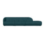 Paula 3 Seater Right Open-End Modular Sofa - Danny Dust Blue Textured Weave