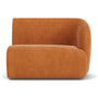 Paula 1 Seater Right Modular Sofa - Danny Amber Textured Weave