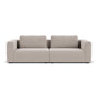 Riley 3 Seater Sofa - Agnes Brown Textured Weave
