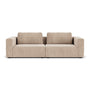Riley 3 Seater Sofa - Danny Cream Textured Weave