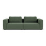 Riley 3 Seater Sofa - Cura Dark Green Weave