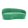 Rose 2.5 Seater Sofa (Left) - Moss Grass Green Fabric