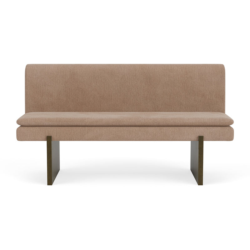 Aulla Caramel Textured Weave / Dark Walnut