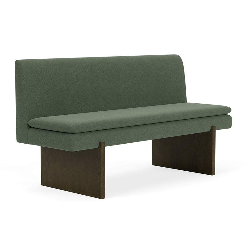 Cura Dark Green Weave / Dark Walnut