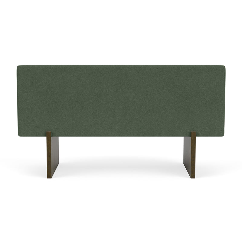 Cura Dark Green Weave / Dark Walnut