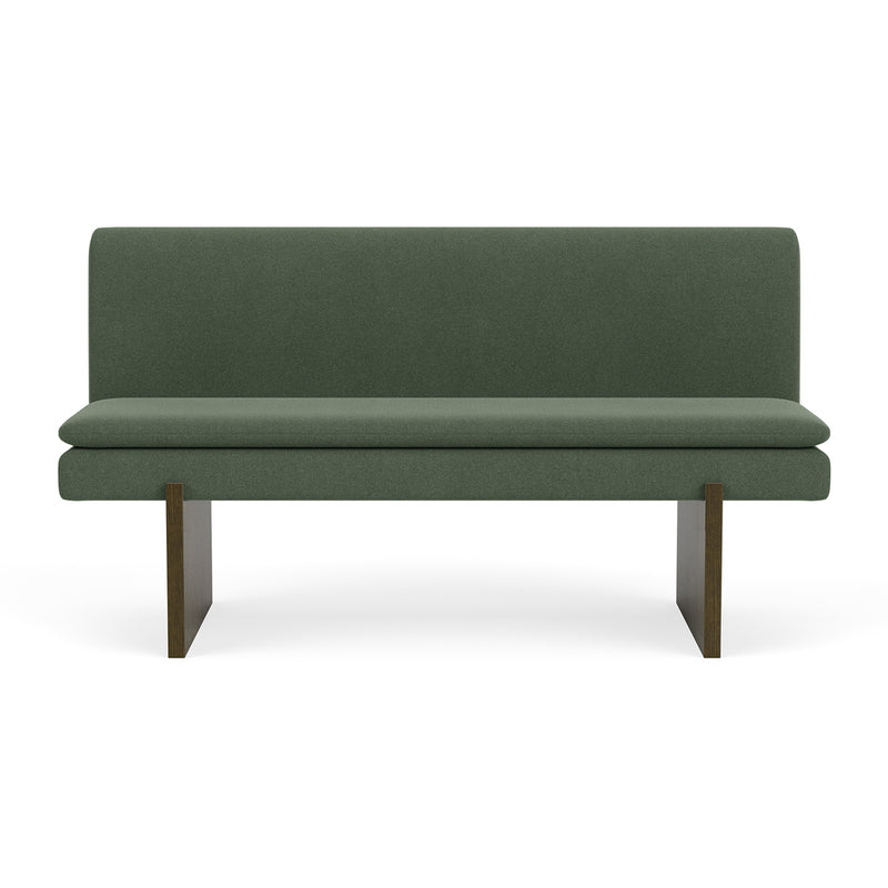 Cura Dark Green Weave / Dark Walnut