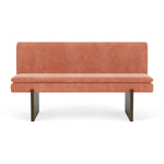 Danny Dusty Rose Textured Weave / Dark Walnut