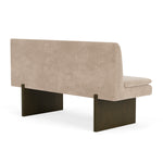 Danny Cream Textured Weave / Dark Walnut