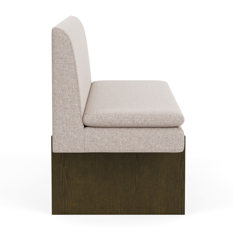 Fabio Stone Fabric / Dark Walnut
