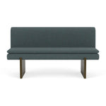 Form Blue Grey Fabric / Dark Walnut