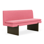 Firenze Bubblegum Fabric / Dark Walnut