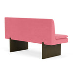 Firenze Bubblegum Fabric / Dark Walnut