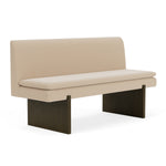Form Cream Fabric / Dark Walnut
