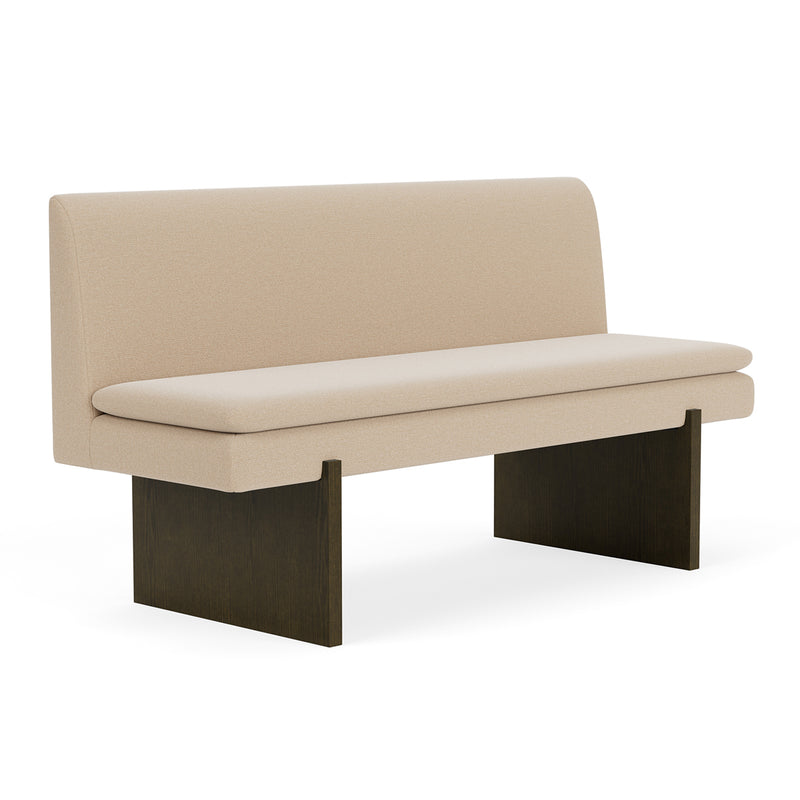 Form Cream Fabric / Dark Walnut