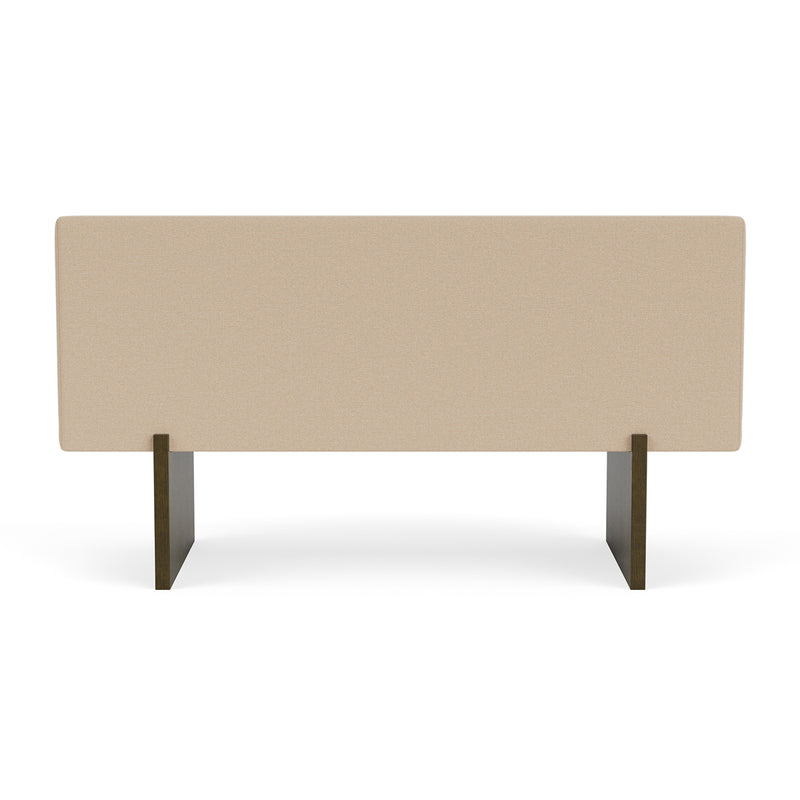 Form Cream Fabric / Dark Walnut